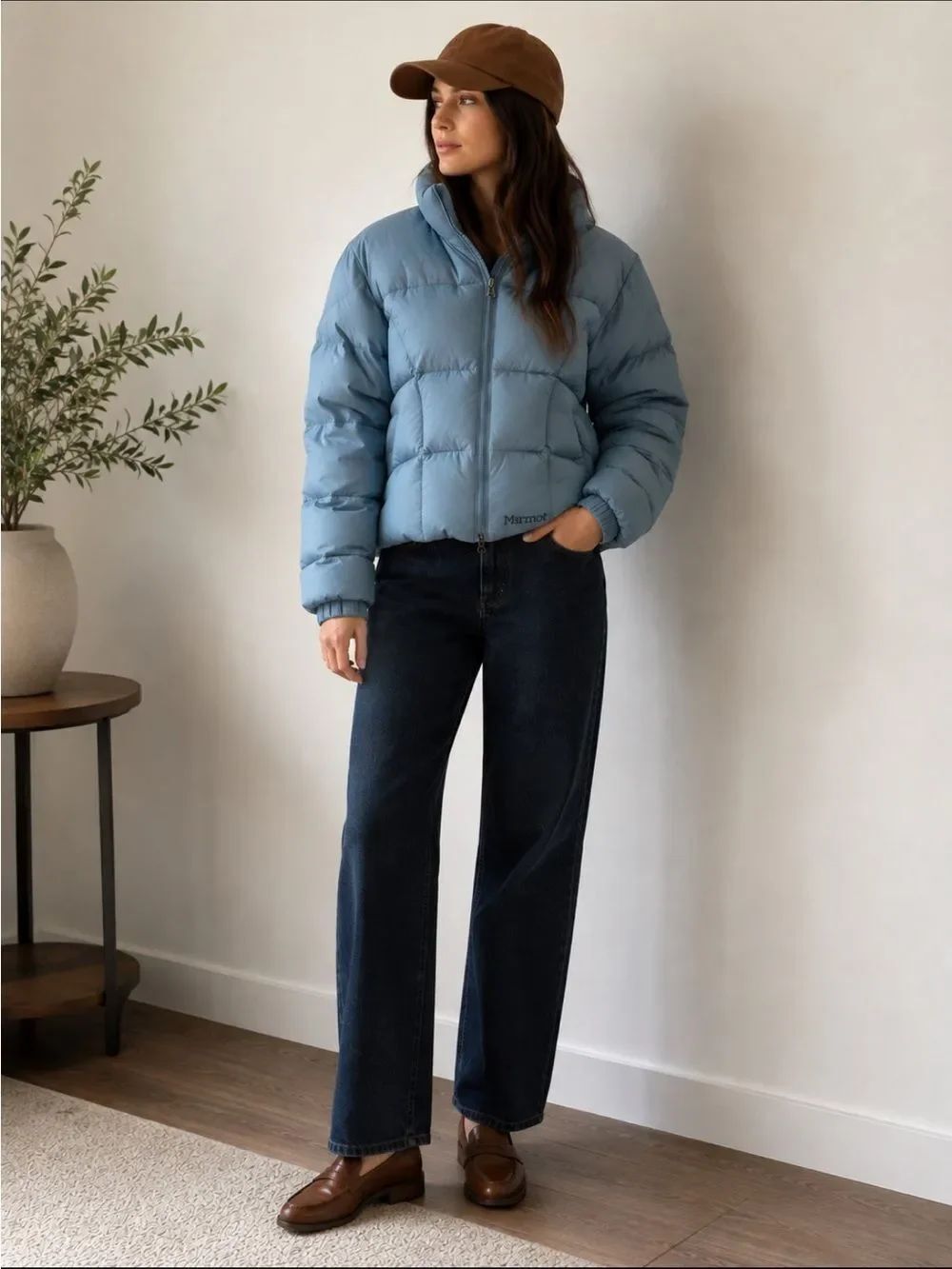 MARMOT Down Everyday Puffer Jacket in Sky Blue Size XS / Like New